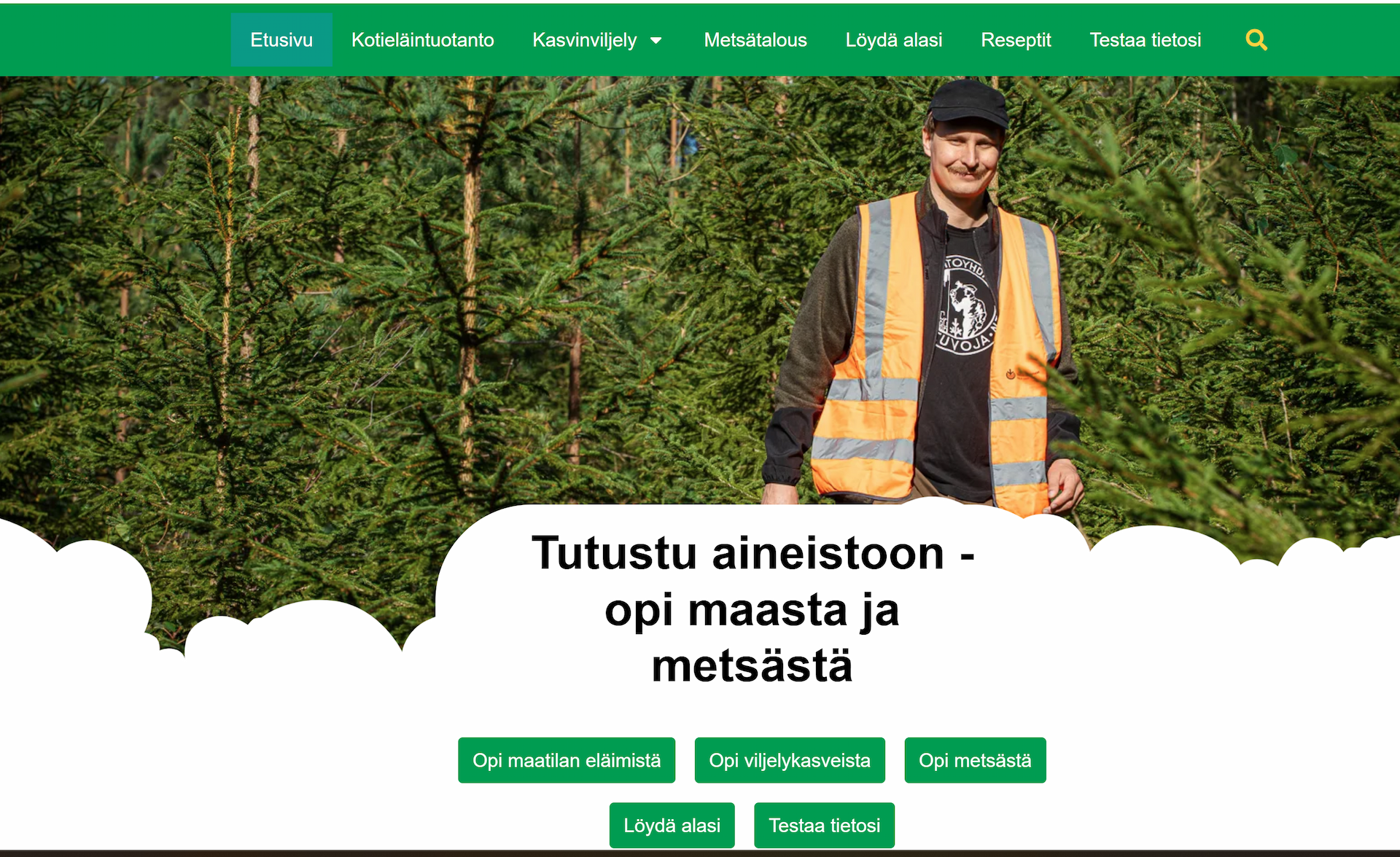 Opi maasta ja metsästä